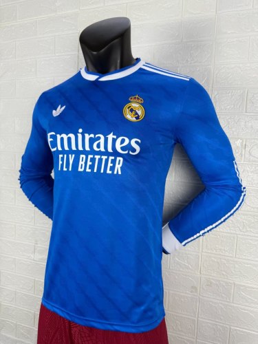 Real Madrid Third Player Long Sleeve Jersey 25/26