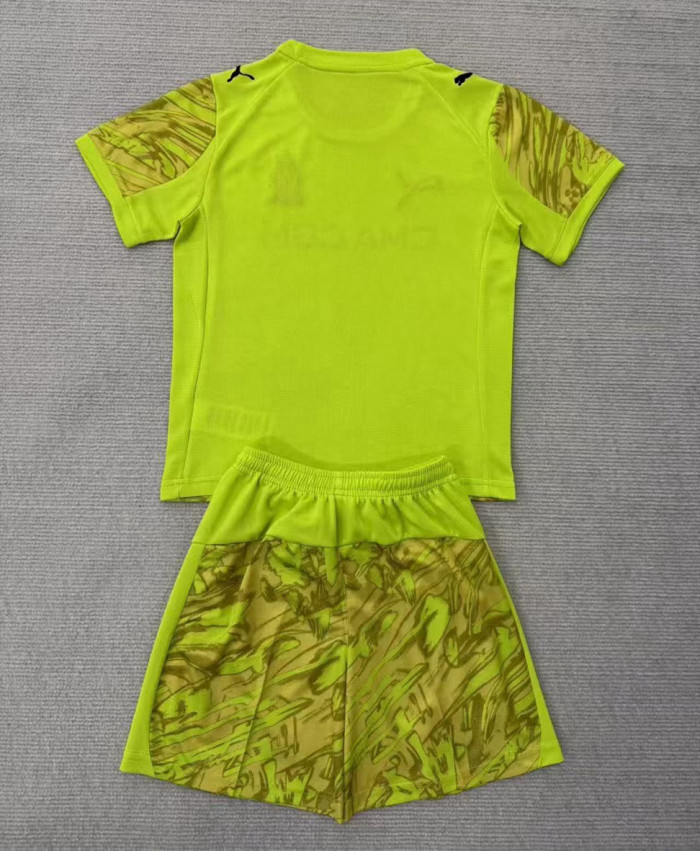 Marseille Goalkeeper Kids Suit 25/26 Yellow