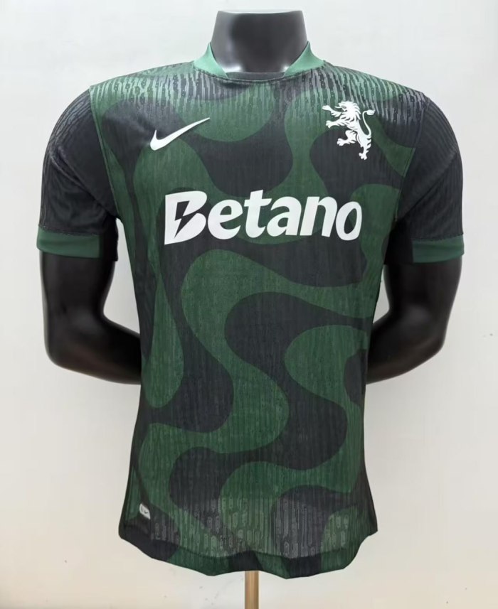 Sporting Lisbon Black Alternate Player Man Jersey 25/26