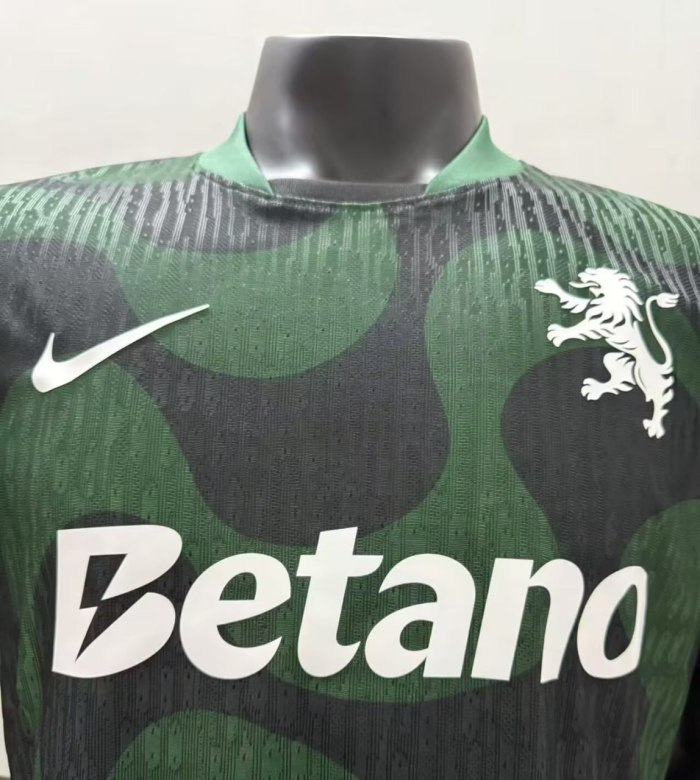 Sporting Lisbon Black Alternate Player Man Jersey 25/26