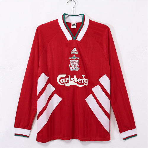 Liverpool Home Long Sleeve Retro Jersey 93/95
