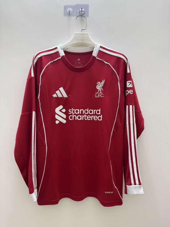 Liverpool Home Man Long Sleeve Jersey 25/26