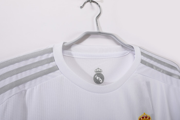 Real Madrid Home Retro Long Sleeve Jersey 2015/16