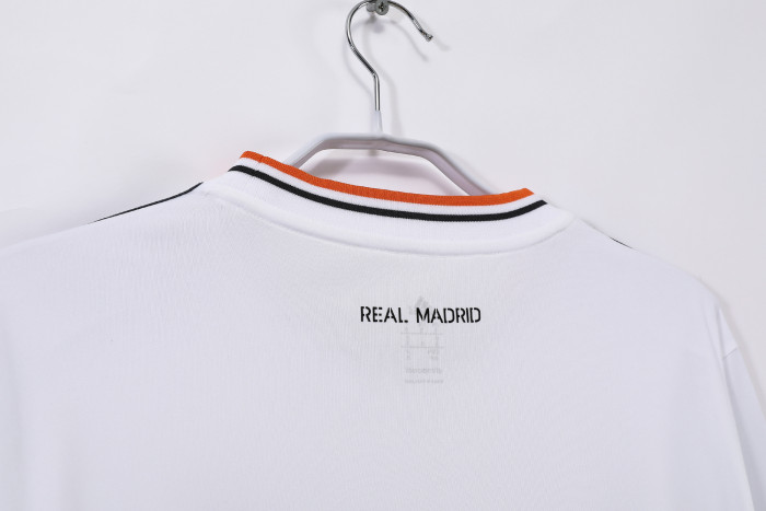Real Madrid Home Retro Long Sleeve Jersey 2013/14