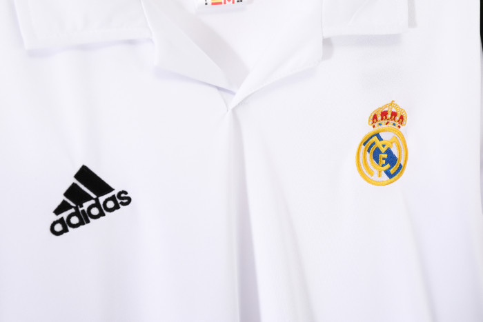 Real Madrid Home Retro Long Sleeve Jersey 2002/03