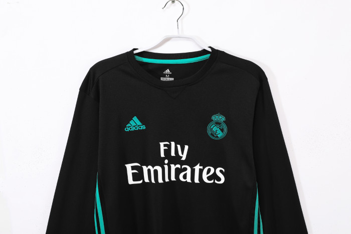 Real Madrid Away Retro Long Sleeves Jersey 2017/18