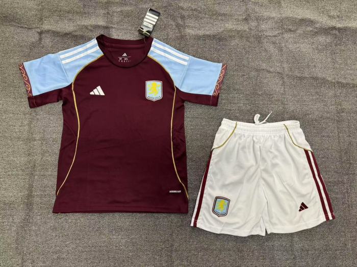 Aston Villa Home Kids Suit 25/26