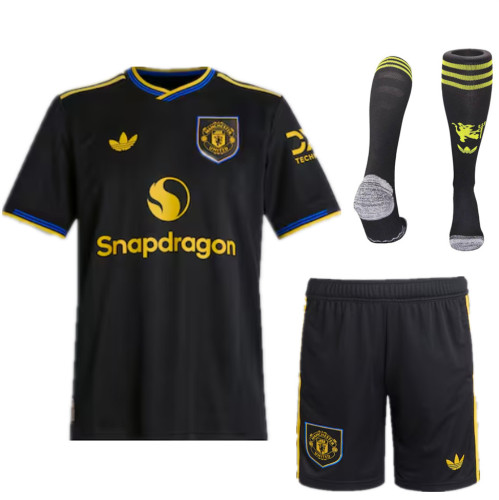 Manchester United Third Kids Suit & Socks 25/26