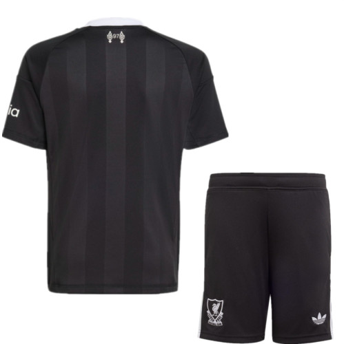 Liverpool Black Goalkeeper Kids Suit 25/26