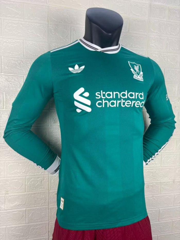 Liverpool Third Player Long Sleeve Jersey 25/26
