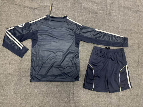 Real Madrid Away Long Sleeve Kids Suit 25/26