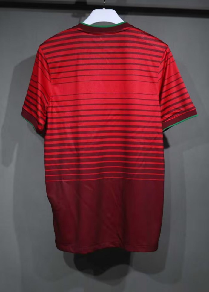 Portugal Home Player Version Retro Jersey 2014