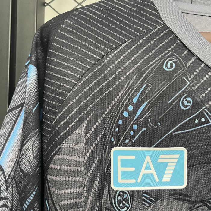 Napoli Gray Training  Man Jersey 25/26