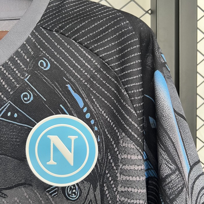 Napoli Gray Training  Man Jersey 25/26