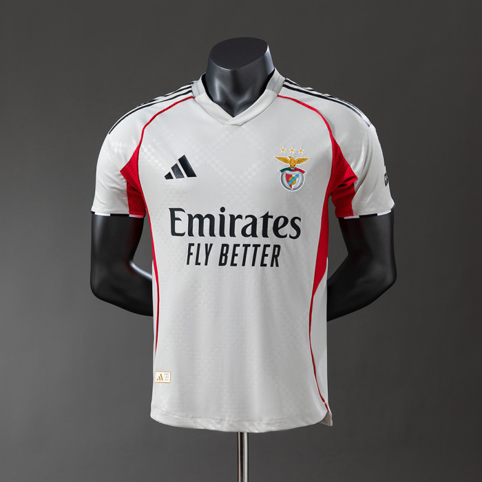 SL Benfica Beige Away Player Man Jersey 25/26