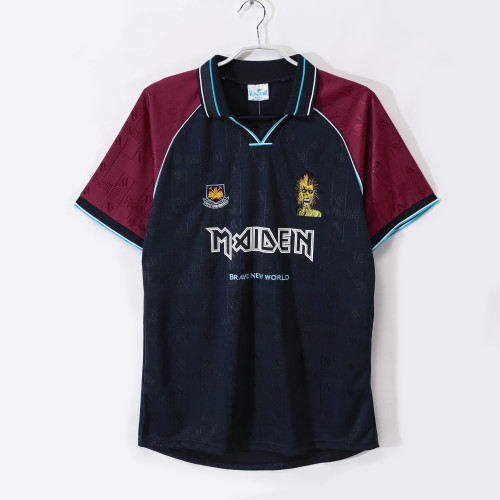 West Ham United x Iron Maiden Home Retro Jersey 1999