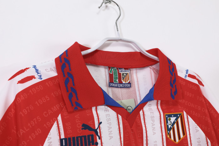 Atletico Madrid Home Retro Jersey 1995/96
