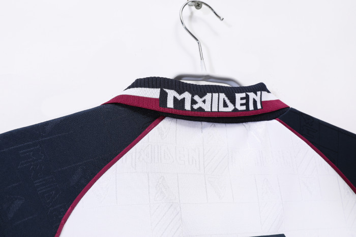 West Ham United x Iron Maiden Away Retro Jersey 1999