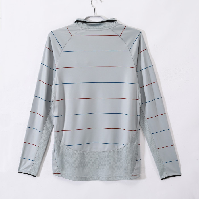 Barcelona Away Long Sleeve Retro Jersey 2003/04