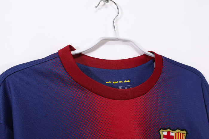 Barcelona Home Long Sleeve Retro Jersey 2012/13
