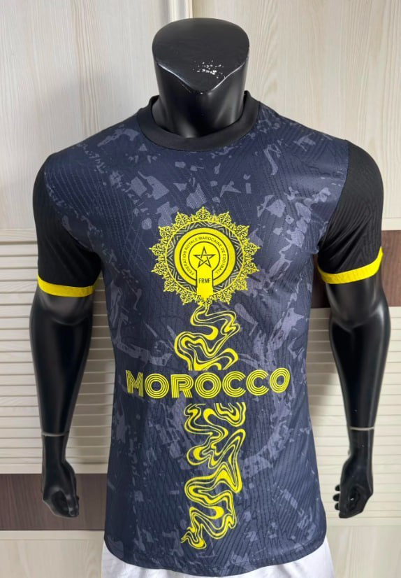 Morocco Black Player Jersey 24/25