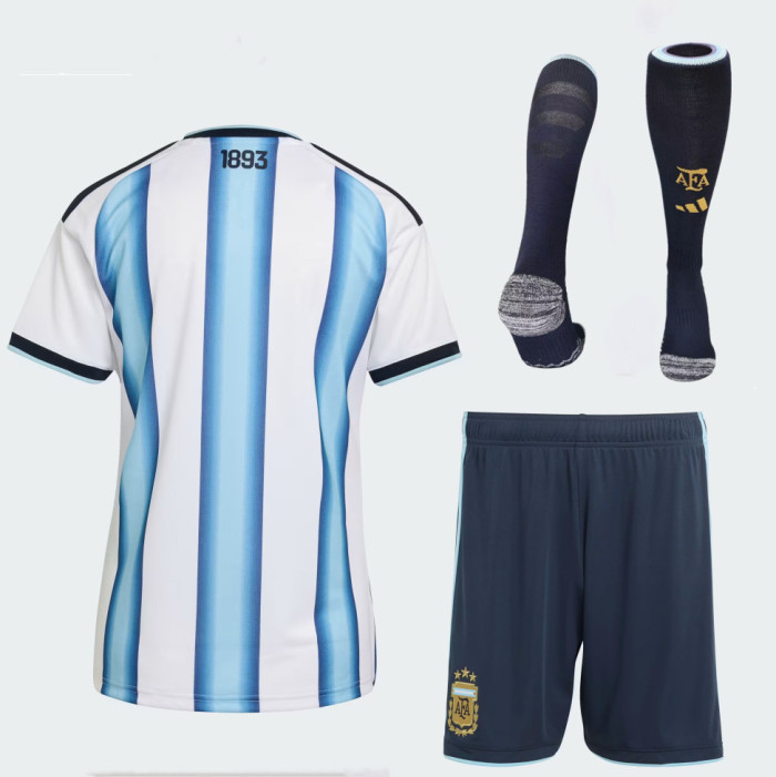 Argentina 2026 World Cup Home Kids Suit & Socks