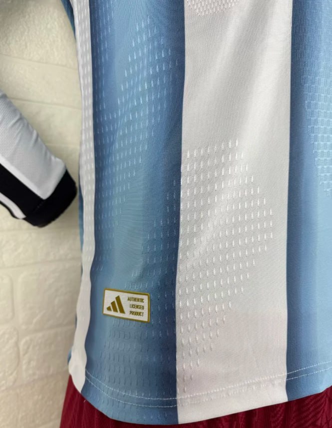 Argentina 2026 World Cup Home Player Long Sleeve Men Jersey