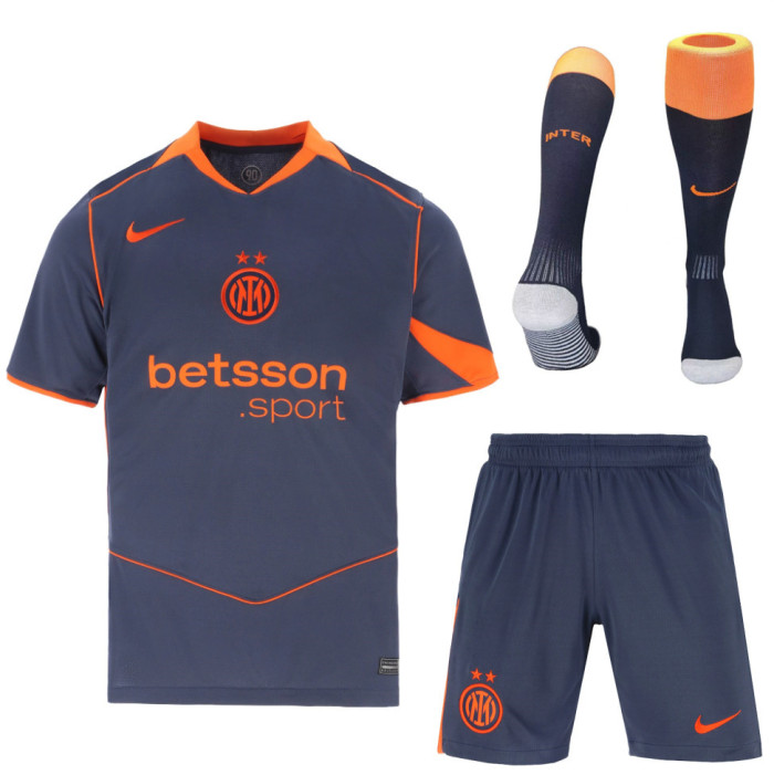 Inter Milan Third Kids Suit  & Socks 25/26
