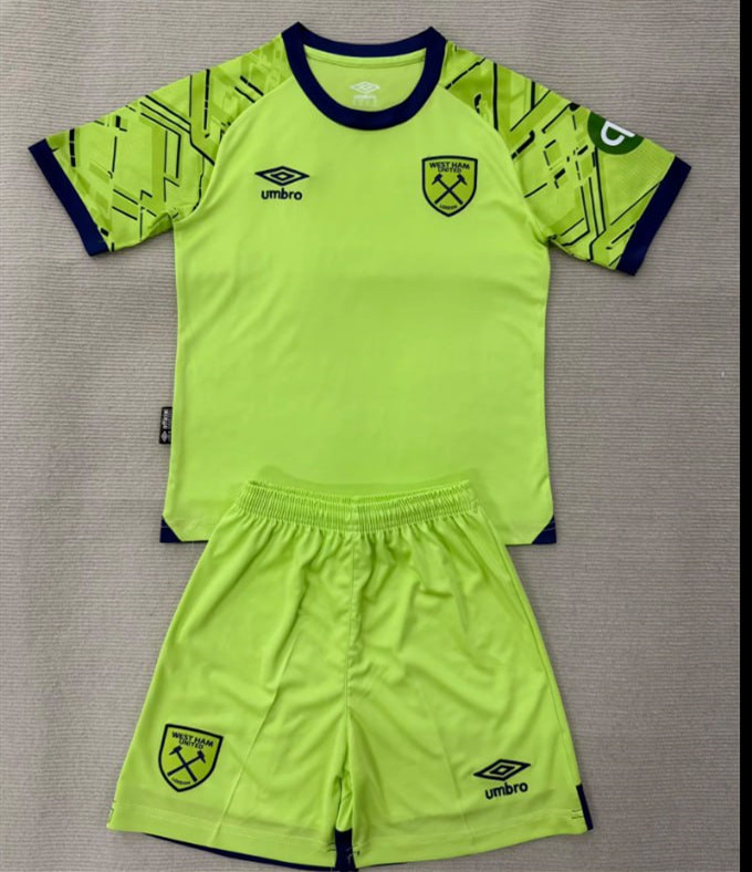 West Ham United Goalkeeper Kids Suit 25/26