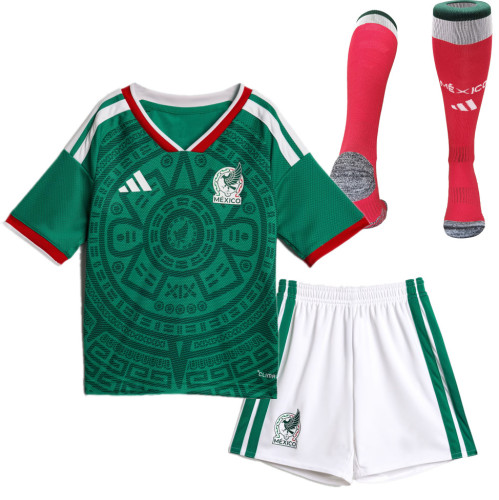 Mexico 2026 World Cup Home Kids Suit & Socks
