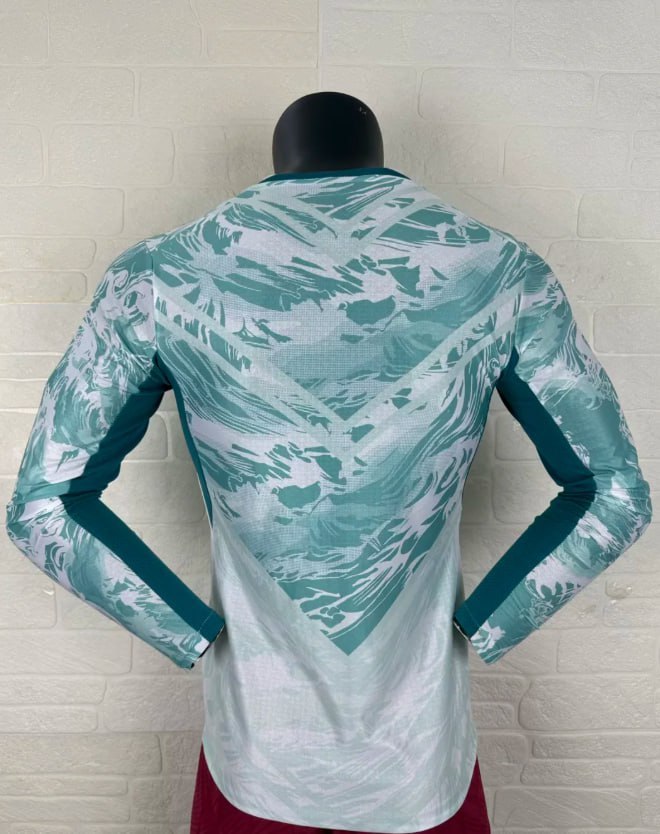 Portugal 2026 World Cup Away Player Version Long Sleeve Men Jersey