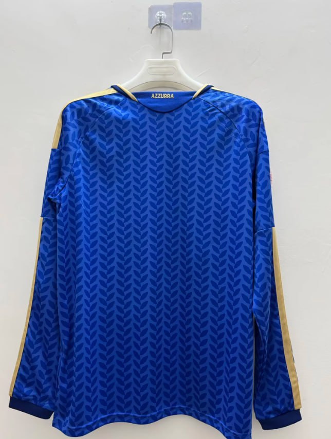 Italy 2026 World Cup Home Long Sleeve Men Jersey