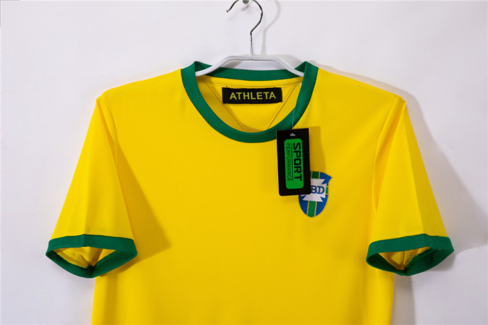 Brazil Home Retro Jersey 1970