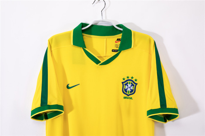 Brazil Home Retro Jersey 1997