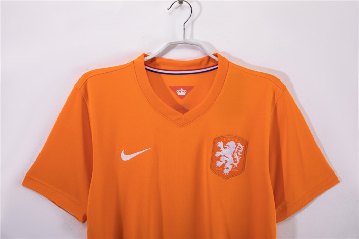 Netherlands Home Retro Jersey 2014/15