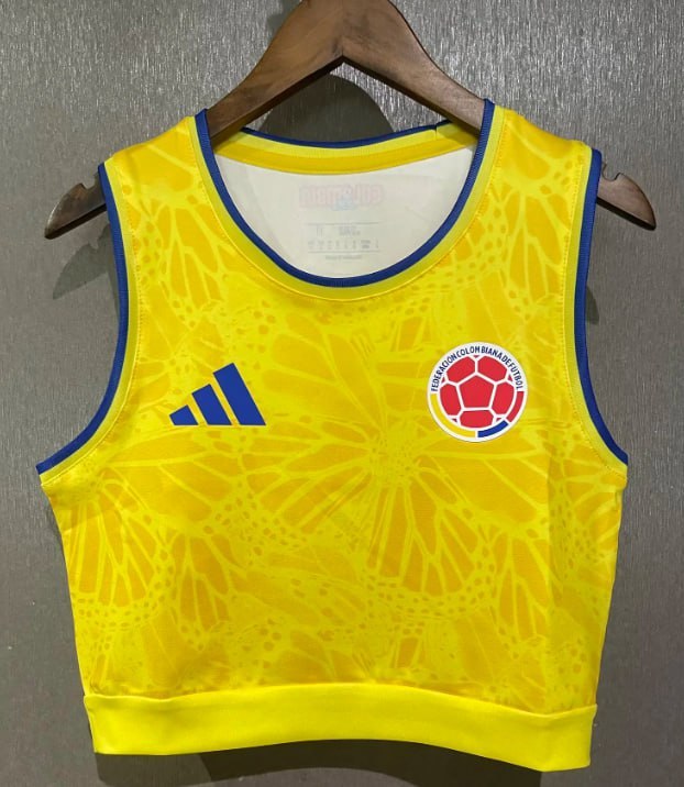 Colombia 2026 World Cup Home Women Vest Jersey
