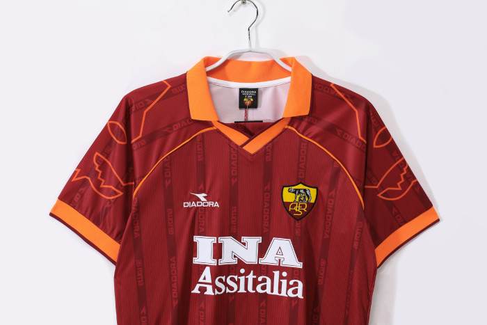AS Roma Home Retro Jersey 1999/00