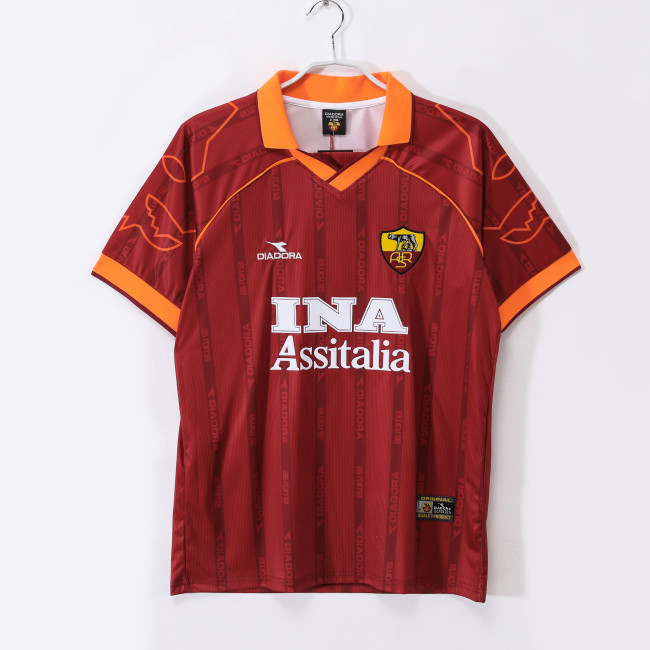 AS Roma Home Retro Jersey 1999/00