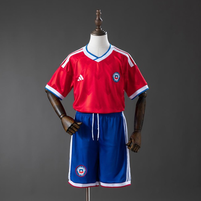 Chile 2026 World Cup Home Kids Suit
