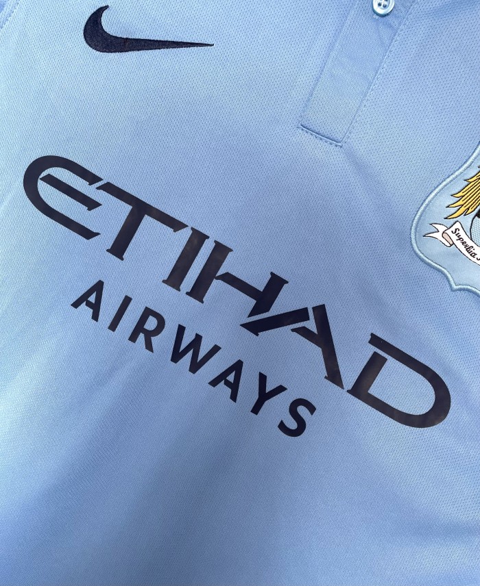 Manchester City Home Retro Jersey 2015/16