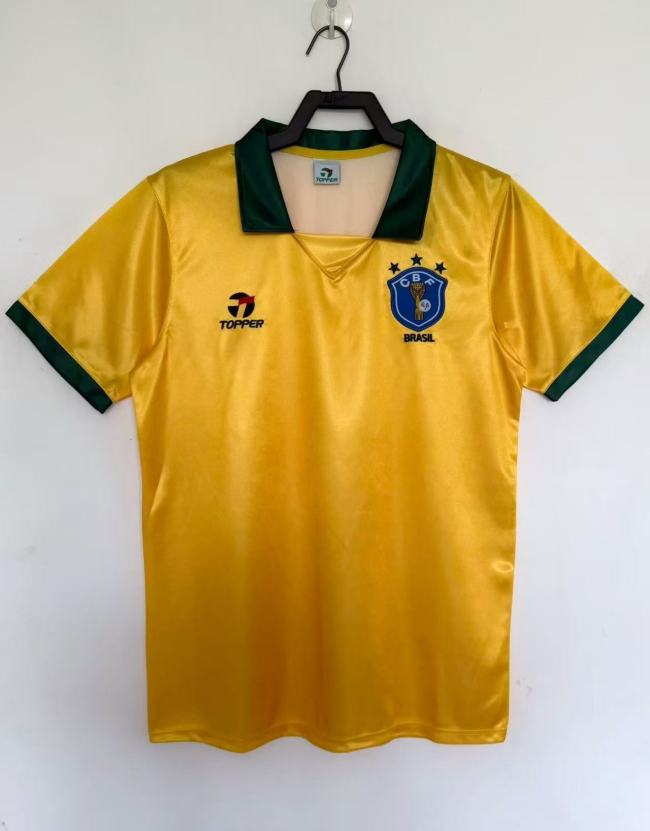 Brazil Home Retro Jersey1988