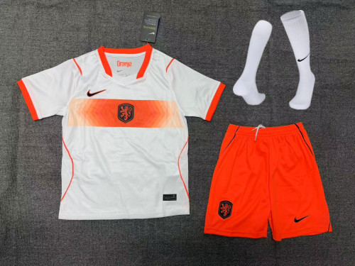 Netherlands 2026 World Cup Away Kids Suit & Socks