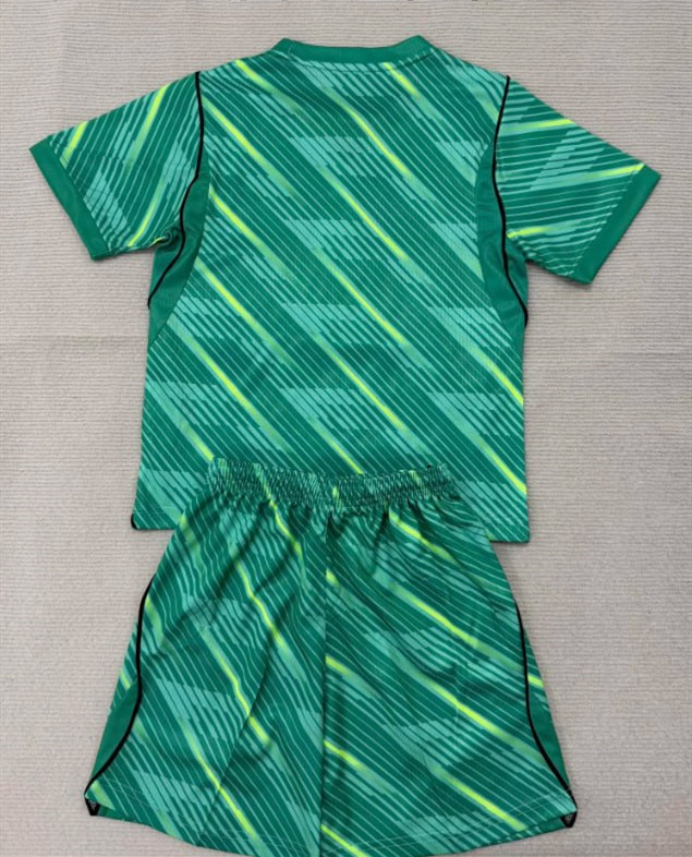 France 2026 World Cup Hollywood Green Goalkeeper Kids Suit