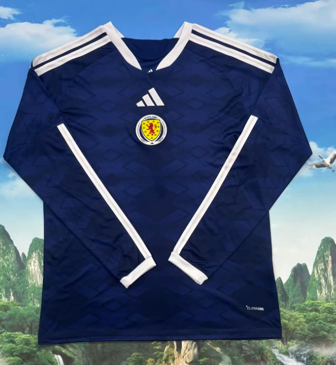 Scotland 2026 World Cup Home Long Sleeve Man Jersey