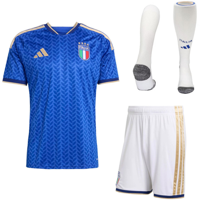 Italy 2026 World Cup Home Kids Suit & Socks