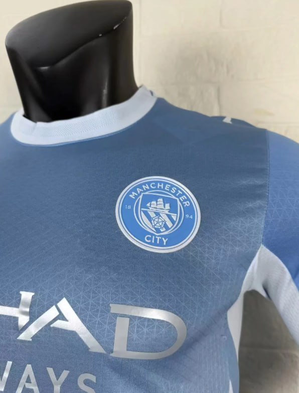Manchester City Home Player Long Sleeve Men Jersey 26/27