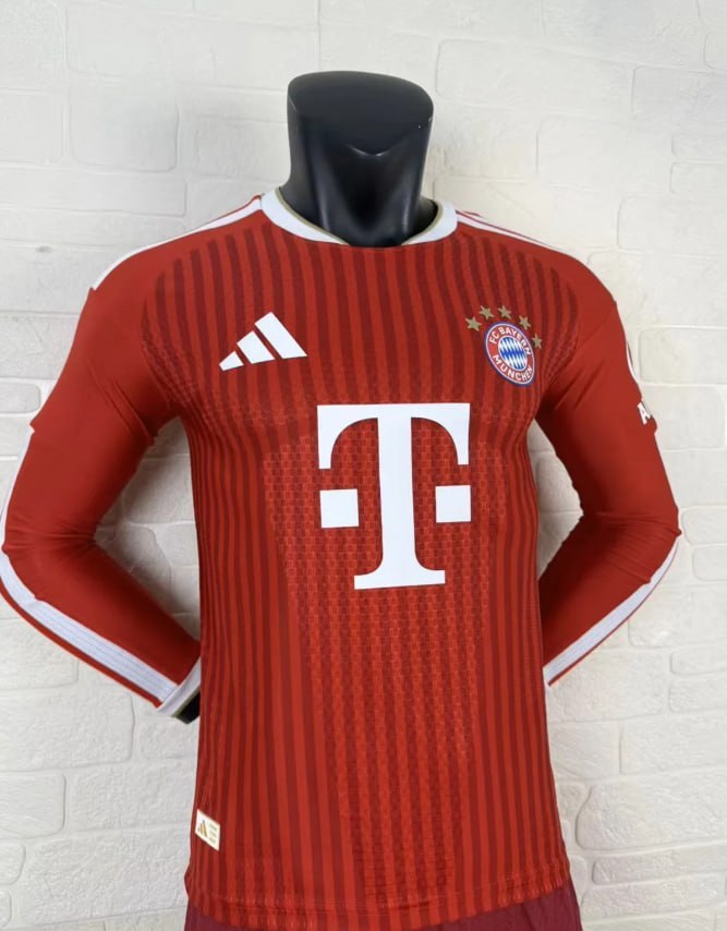 Bayern Munich Home Player Long Sleeve Jersey 26/27