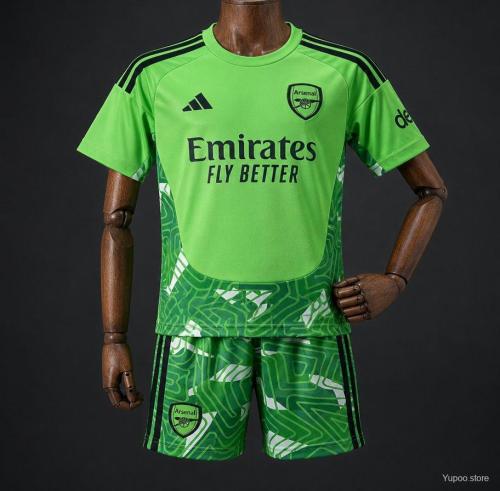Arsenal Green Goalkeeper Kids Suit 26/27