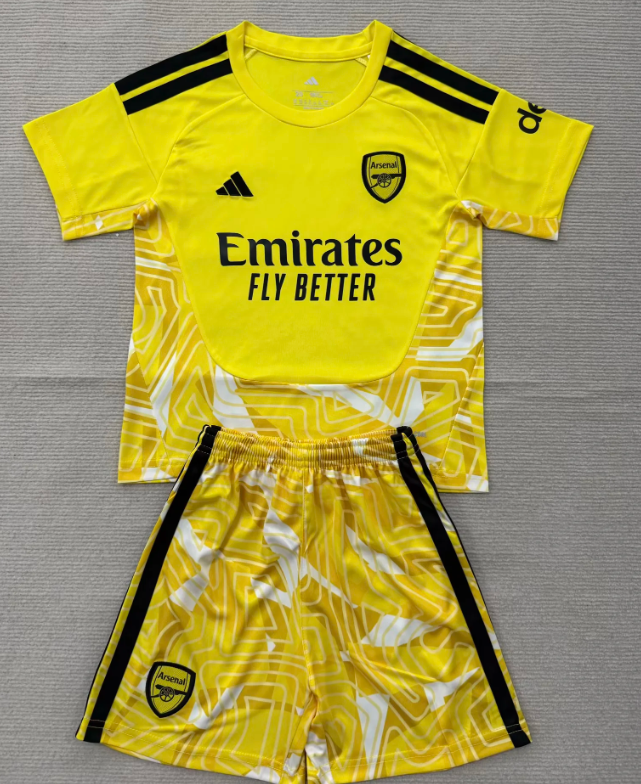 Arsenal Yellow Goalkeeper Kids Suit 26/27