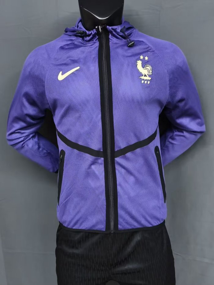 France Training Purple Anthem Jacket 2026